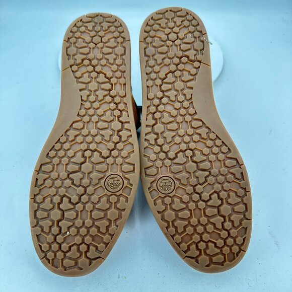 Timberland Men Size 11 A6750 Brown Leather Canvas Trekker Hiking Ankle Boot - Picture 8 of 11